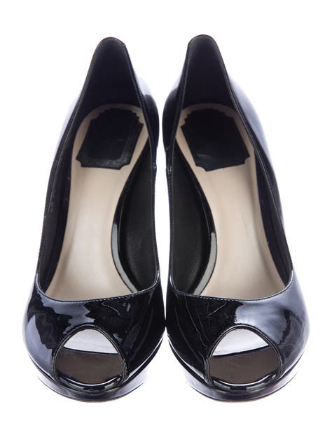 dior pumps vintage|christian dior peep toe pumps.